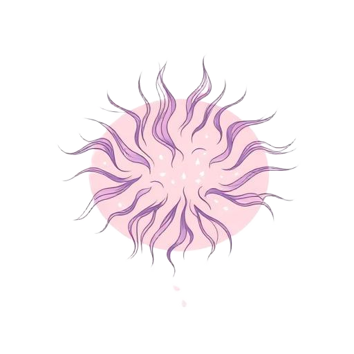 Dandruff illustration